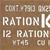 K RATION STENCIL FOR BOX FRONTS